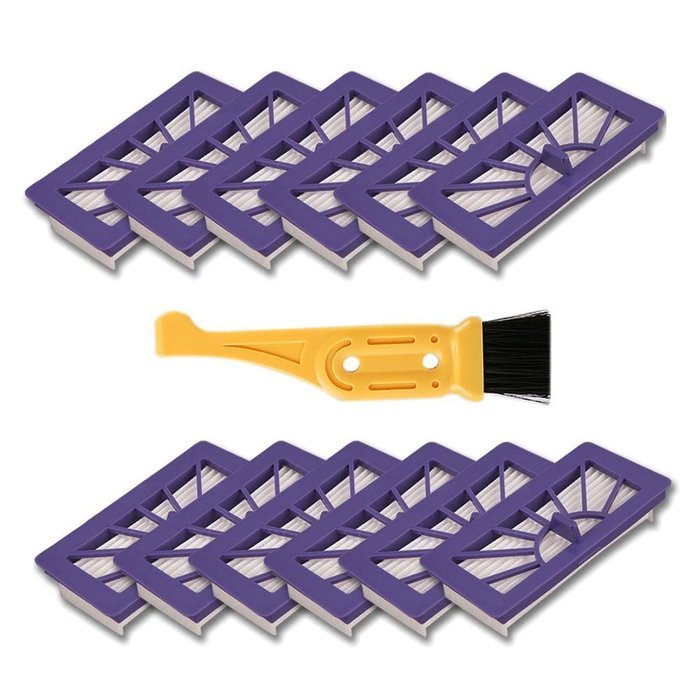 Buti-Life Vacuum Cleaner Filter for Neato Robotic Pet and Allergy Filter Pack XV-21 (945-0048) Filter (12pcs)&... N2