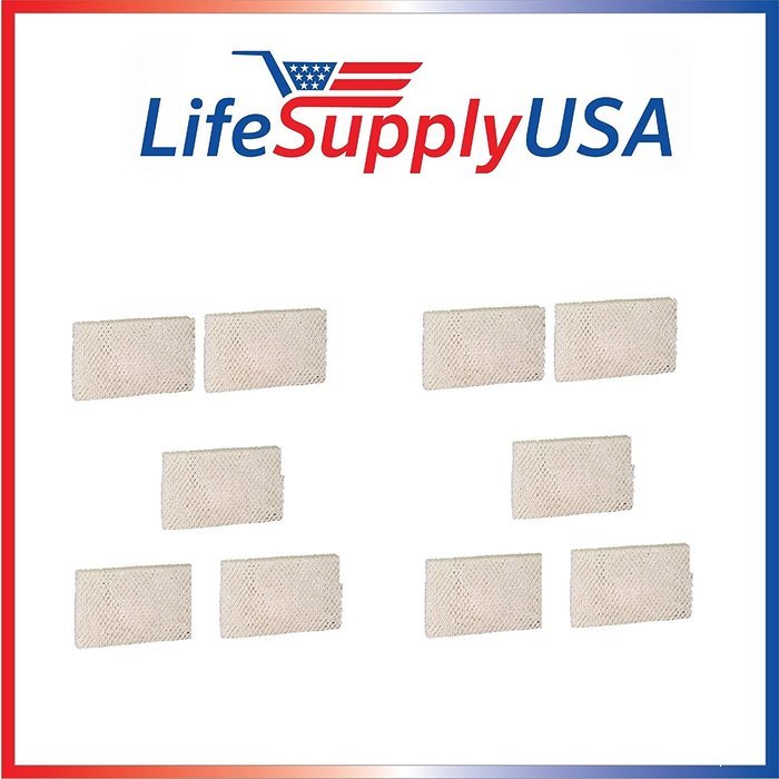 10-pack Humidifier Wick Filter for Vornado ufvmd1 MD1-1002 fits 1007, 3120-900, HUI-007, and HUI-0014 LifeSupplyUSA