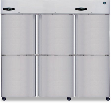 Hoshizaki CR3S-HS 83" Commercial Series Reach-In Refrigerator with 73.3 cu. ft. Capacity 3 Sections 115 Volts...