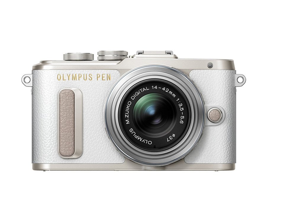 Olympus PEN E-PL8 Black Body with 14-42mm IIR Black Lens N4
