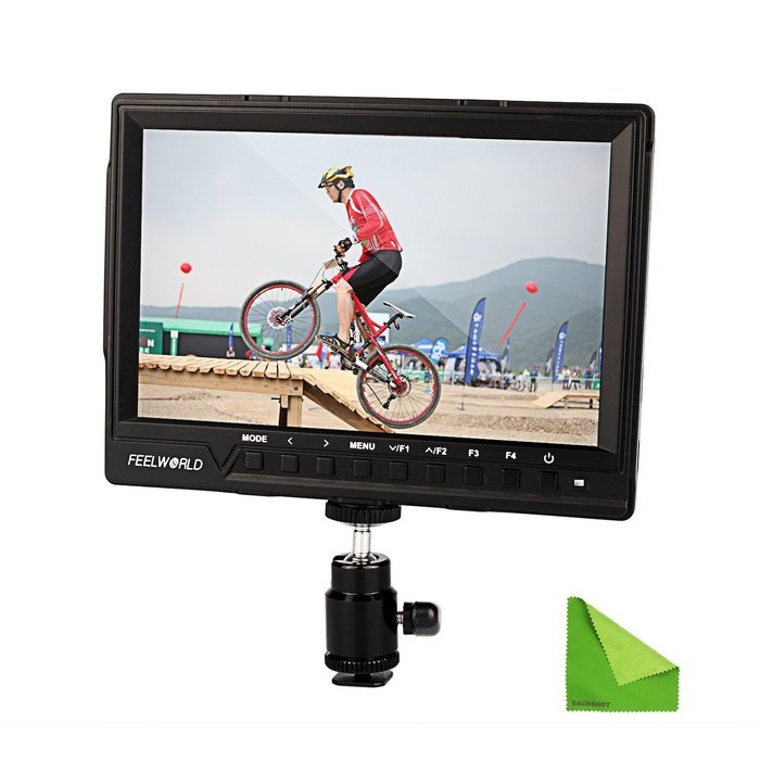 Feelworld FW760 FW-760 (FW-759 Upgrade Version) 7'' Video Monitor IPS Full HD 1920x1200 HDMI 1080p with Sunshade... N3