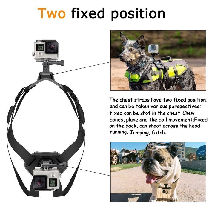 dOvOb Action Camera Mount Connection to 1/4 inch 20 Adapter Mount for Gopro DBPower Lightdow N110