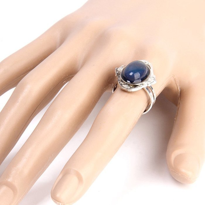 1 Pc New Mood Ring Changing Color Fashion Magic Adjustable Temperature Control N3
