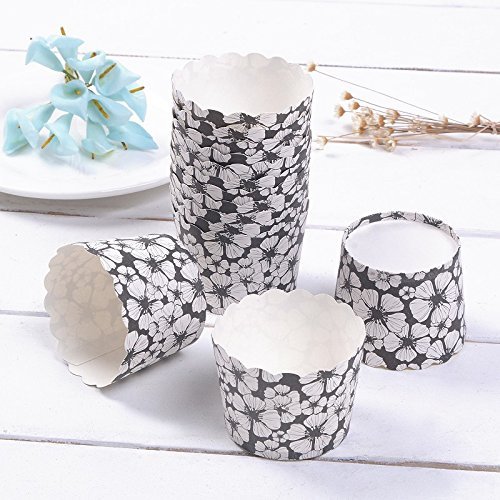 50pcs/lot, Round Flower and Heart Baking Cups,candy Cups,nut Cups,cupcake Liners,treat Favors