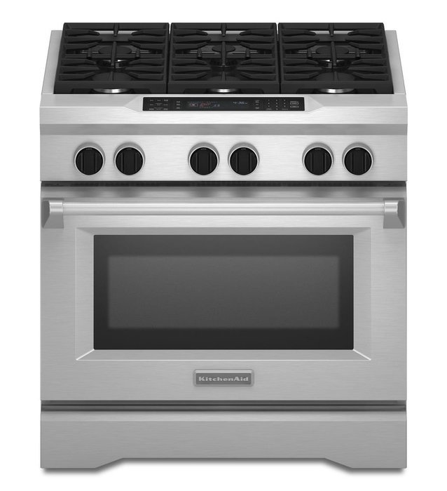 Kitchenaid KDRS467VSS Commercial-Style Dual Fuel Range