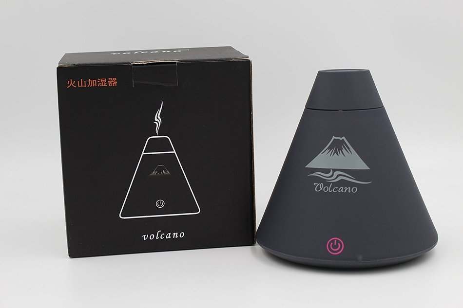 VOLLUCK Cool Mist Humidifier Volcano Shape Smart Humidifier USB Power Small Size Different Color Usd With Flavor... N6