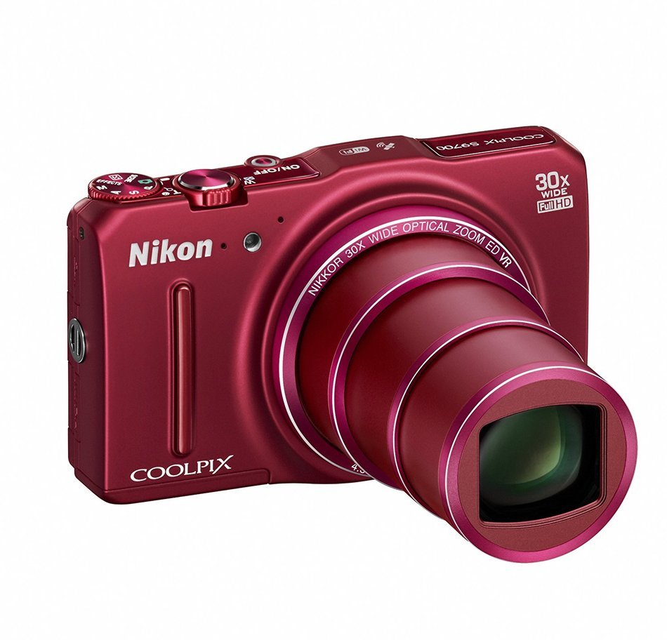 Nikon digital camera S9700 velvet red S9700RD 19 million pixels N8