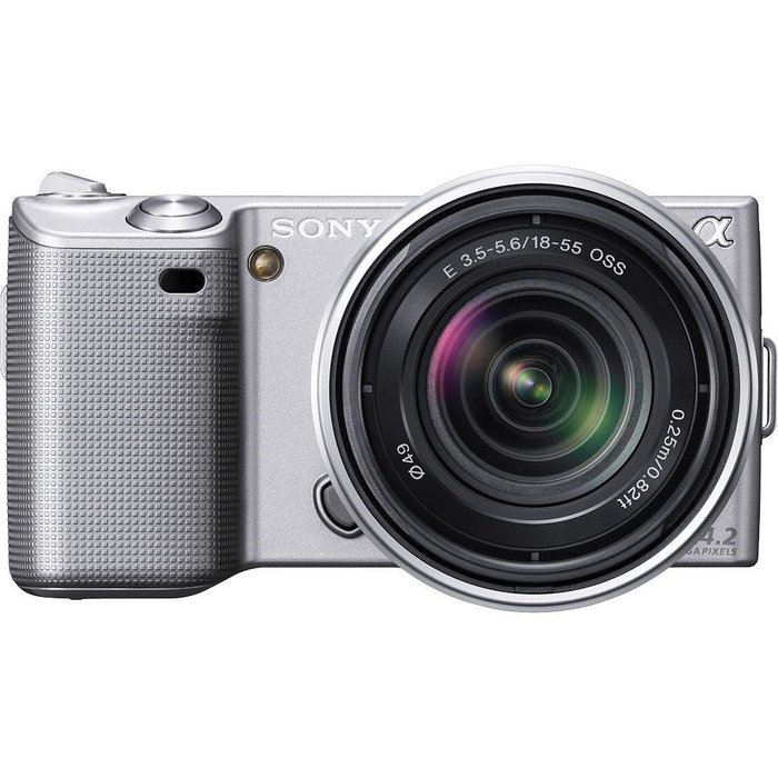 Sony Alpha NEX NEX5K/S Digital Camera with Interchangeable Lens (Silver) N5