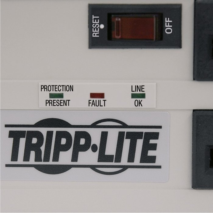 Tripp Lite Isobar 2 Outlet Surge Protector Power Strip, 6ft Cord Right Angle Plug, & $25K INSURANCE (ISOBAR2-6) N12