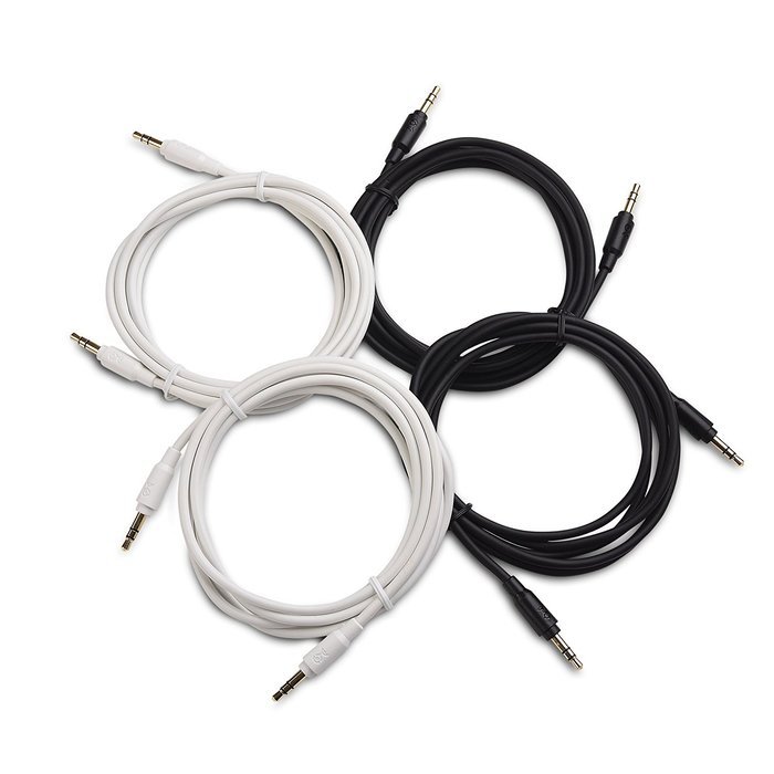 Cable Matters 5-Color Combo 3.5mm Stereo Audio Cable 6 Feet N9