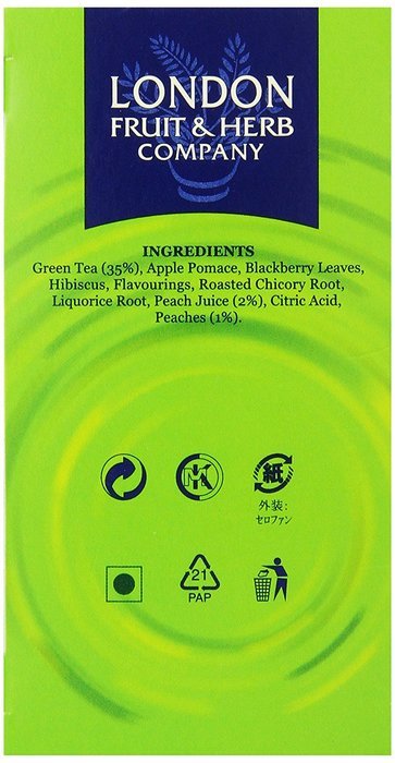 London Fruit & Herb Company Green Tea, Variety Pack, 20 Count N40