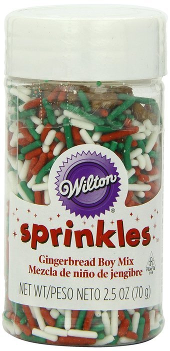 Wilton 710-1323 Gingerbread Boy Mix Sprinkles