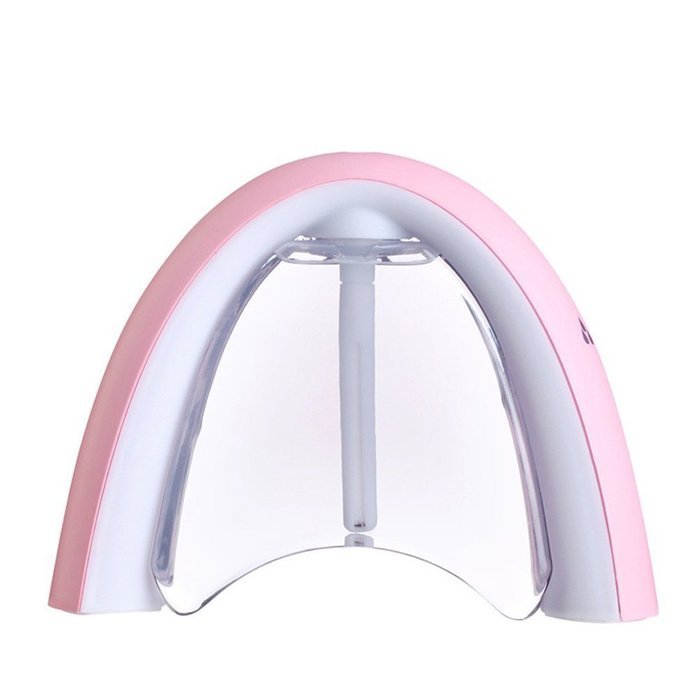 IPUIS 400ml USB Humidifier Air Diffuser New Rainbow Night Lights Model with Message Board Oil Essential Aroma... N6