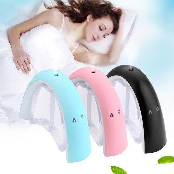 IPUIS 400ml USB Humidifier Air Diffuser New Rainbow Night Lights Model with Message Board Oil Essential Aroma... N8