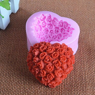 Sher Love Rose Fondant Silicone Mold Chocolate Mold N3