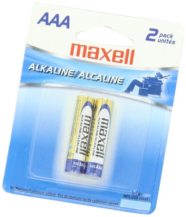 Maxell 723807 Alkaline Battery AAA Cell 2-Pack N2
