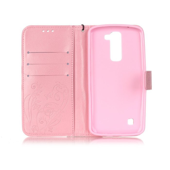 LG K7 Case, LG K7 Wallet Case,PHEZEN Cute Bear Don't Touch My Phone Design PU Leather Wallet Case Stand Flip Case... N31