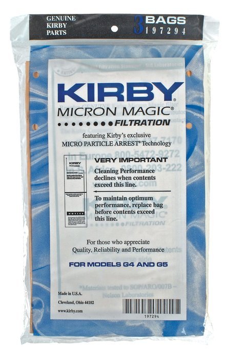 Kirby Micron Magic Bag, 197394 (9 pack)