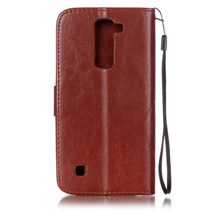LG K7 Case, LG K7 Wallet Case,PHEZEN Cute Bear Don't Touch My Phone Design PU Leather Wallet Case Stand Flip Case... N35