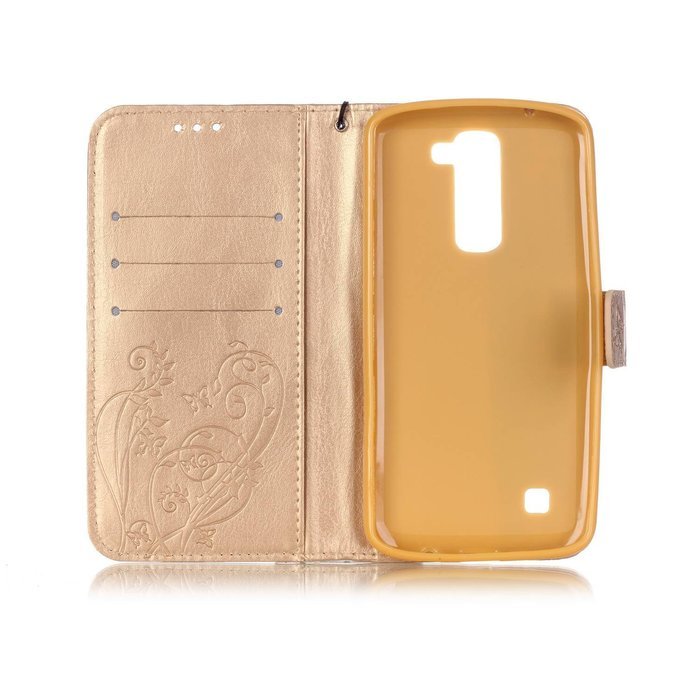LG K7 Case, LG K7 Wallet Case,PHEZEN Cute Bear Don't Touch My Phone Design PU Leather Wallet Case Stand Flip Case... N39