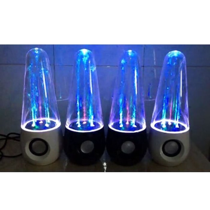 USB Powered LED Dancing Water Show Music Fountain Light ColorfuL Speakers Amplifier Audio Player For Phones Computer...