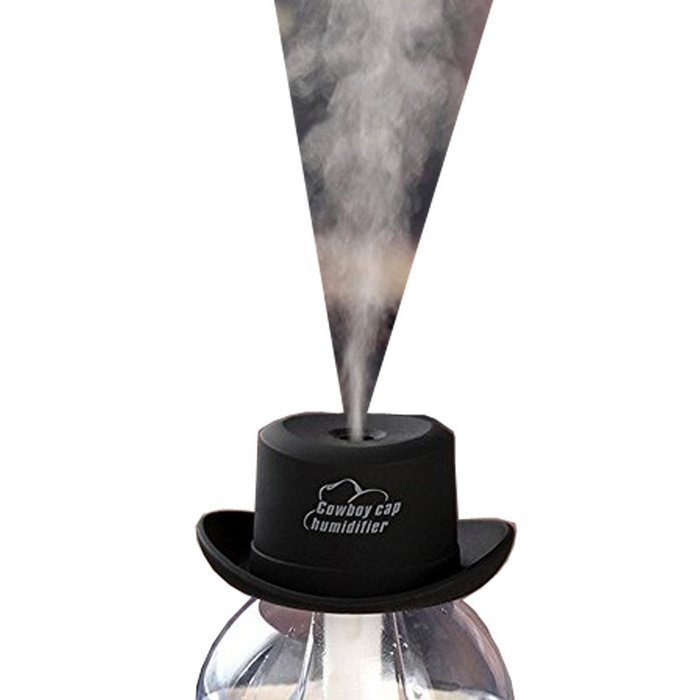 Mini cowboy hat humidifier creative cowboy hat gift office moisturizing portable humidifier for Home/office/car... N11