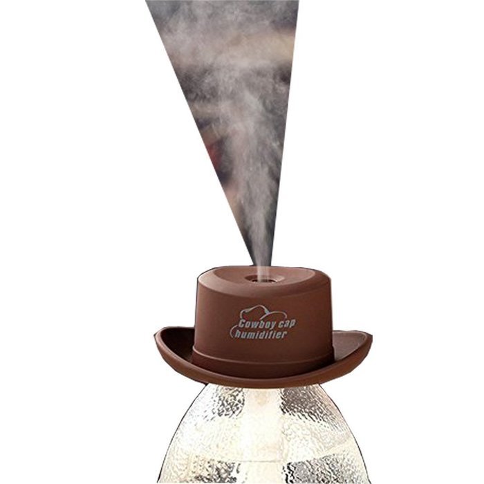 Mini cowboy hat humidifier creative cowboy hat gift office moisturizing portable humidifier for Home/office/car... N12