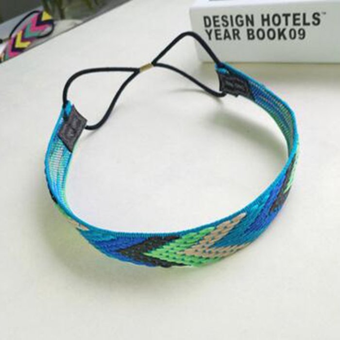 Yaheeda 5pcs Women Hair Band,Classic Bohemian Style Elastic Headband for Women and Girls N6