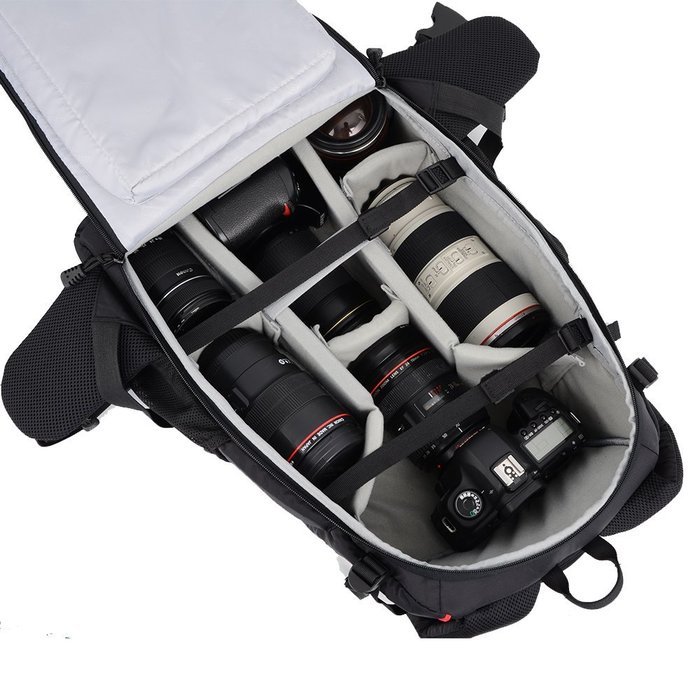 EIRMAI EMB-D2320-B SLR/DSLR Digital Camera Backpack Bag for Cameras and ...