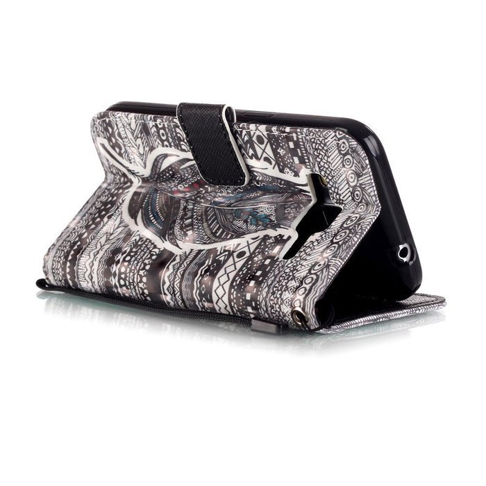 Samsung Galaxy Core Prime Case,Yaheeda [3D Colored Drawing] [Flip Fit] Premium PU Leather Card-Slots Cash-Slots... N29