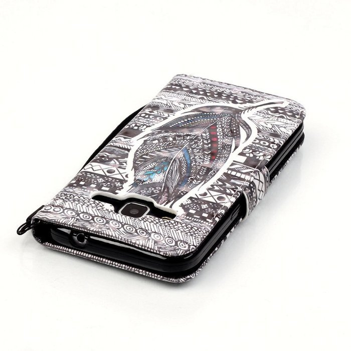 Samsung Galaxy Core Prime Case,Yaheeda [3D Colored Drawing] [Flip Fit] Premium PU Leather Card-Slots Cash-Slots... N30