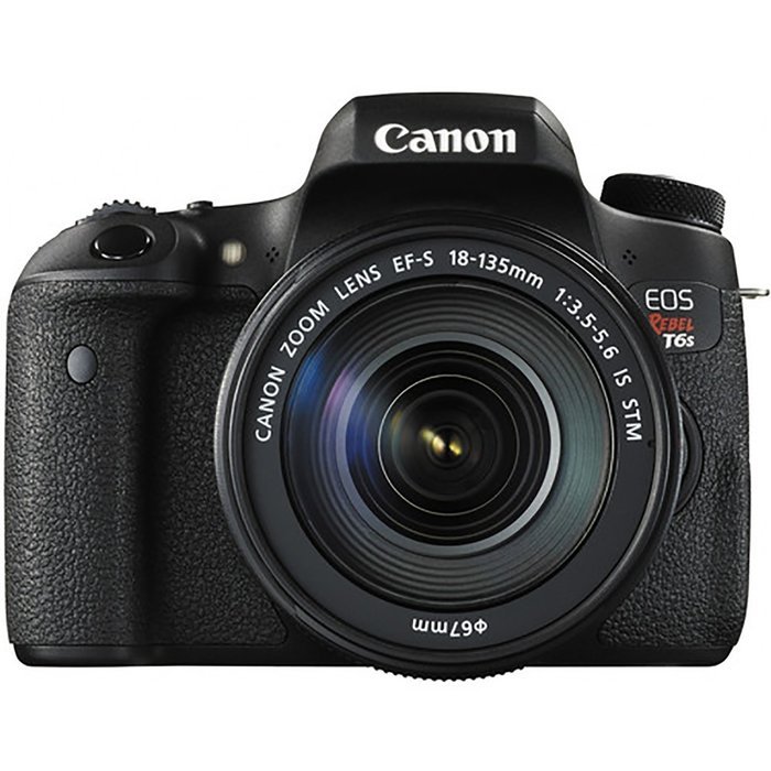 Canon Rebel T6s Camera + Canon EF-S 18-135mm f/3.5-5.6 IS STM Lens + Canon EF 70-300mm f/4-5.6 IS USM Lens + Canon... N6