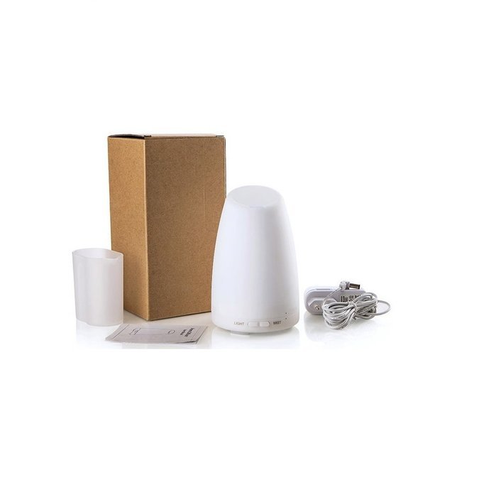 Essential Oil Diffuser 120ml,Aromatherapy Ultrasonic Cool Mist Aroma Humidifier with 7 Color LED Lights Changing... N11