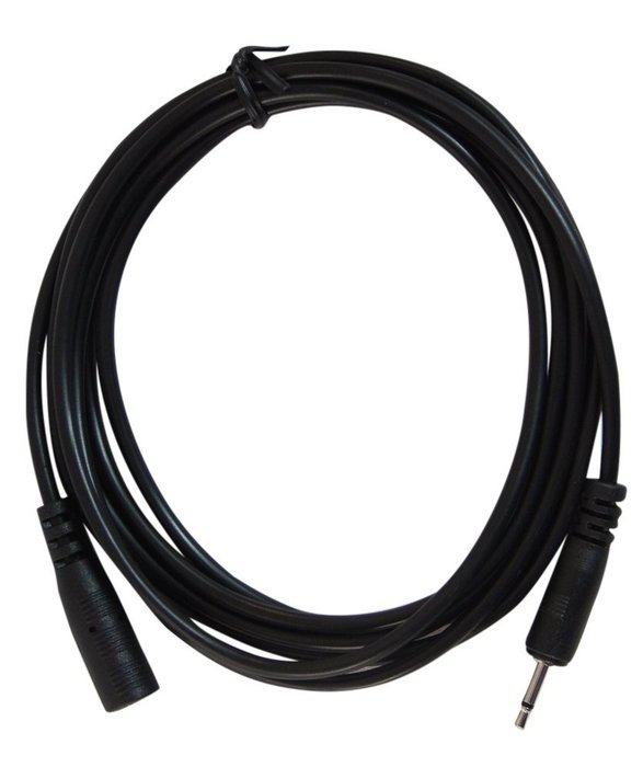 YCS Basics 6 foot 2.5mm Male to Female mono extension cable