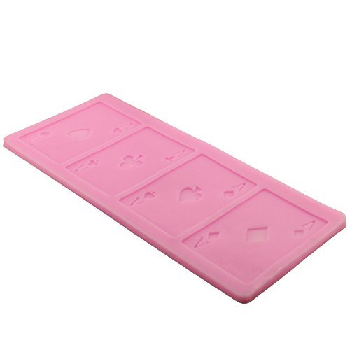 Let'S Diy Poker Silicone Press Mold Cake Decoration Fondant Cake 3D Food Grade Silicone Mould