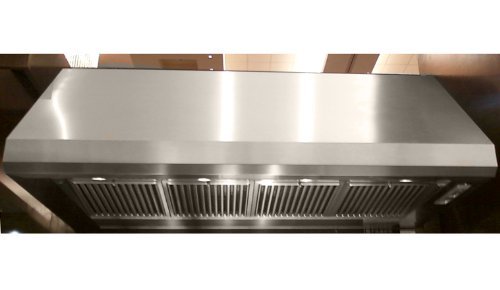 Professional Collection Maestrale 42" Wide Wall-Mount Canopy Range Hood 600 CFM PRO Motor Dishwasher Safe Filters...