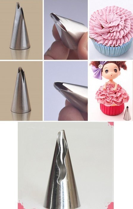 Cake ball tips 12Pcs/set, KOOTIPS 3Pcs Sphere Ball Tips and 7pcs Bobbi Skirt Icing Tips Icing Piping Nozzles Tips...