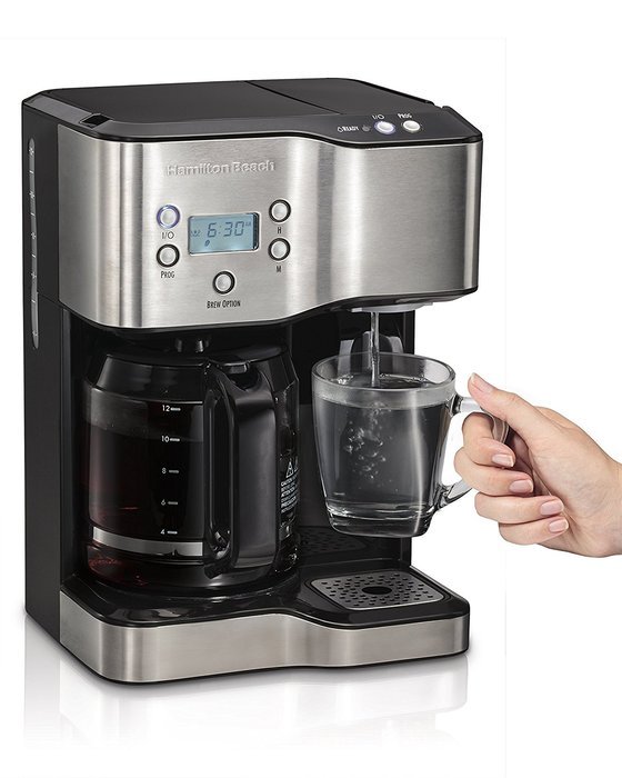 Hamilton Beach 49982 Coffee Maker & Hot Water Dispenser, Black