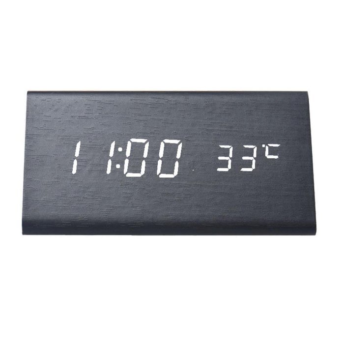 DZT1968&reg; Sounds Control LED Electronic Desktop Digital Alarm Clock With Temperature N4
