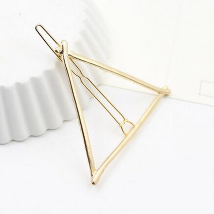 Yaheeda 4pcs Women Hair Clip Clamps Accessories,Barrette Gold Silver Metal Hair Clip Headband N8