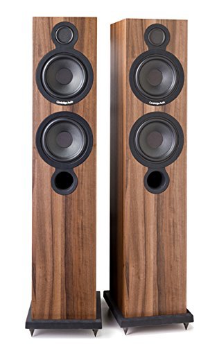 Cambridge AERO 6 Floorstanding Loudspeaker with two 6.5-Inch Woofers and 2.25-Inch BMR Driver - Each (Walnut)