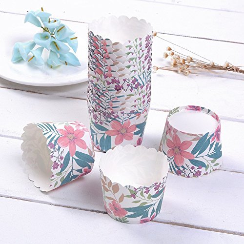 50pcs/lot, Round Flower and Heart Baking Cups,candy Cups,nut Cups,cupcake Liners,treat Favors N2