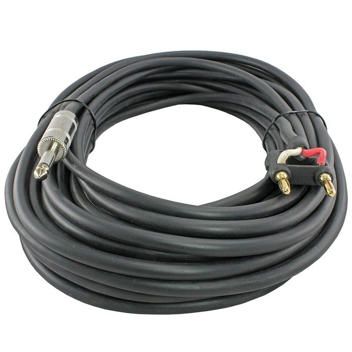 12 Gauge Speaker Cable with Banana and Quarter Inch(1/4") Connectors (6ft) N6