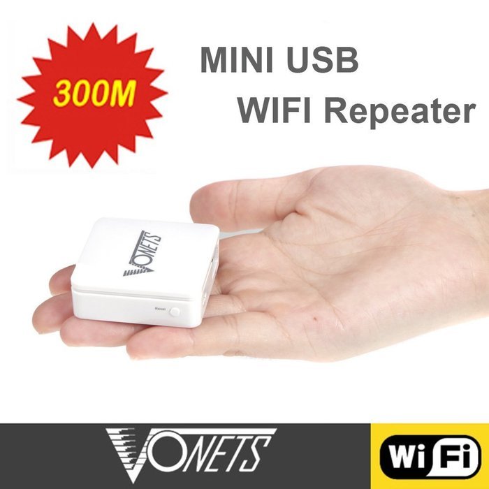 New!!! Vonets Wireless-N Mini WiFi Repeater Wi Fi wi-fi Repetidor 300Mbps USB Port Wireless Network Bridge Signal...