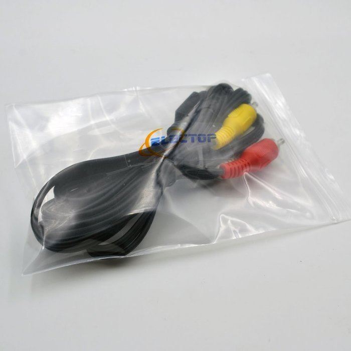 Electop 4 Pin S-video to 3 Male RCA Composite Video Cable 1.45M N3