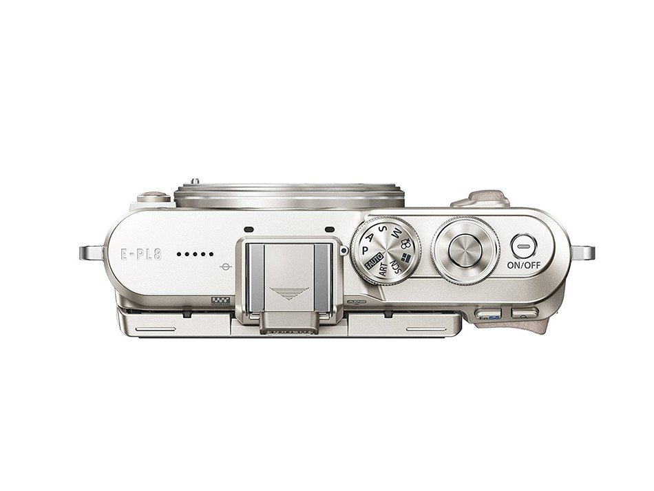 Olympus PEN E-PL8 Black Body with 14-42mm IIR Black Lens N6