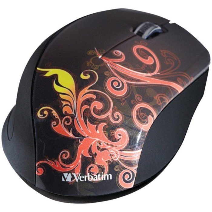 VERBATIM 97782 Wireless Optical Mouse (Burnt Orange) consumer electronics