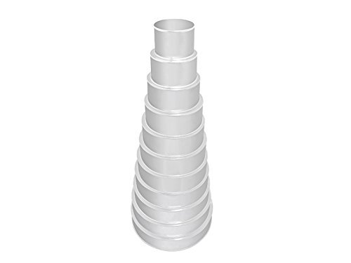 11 Tier Round Multilayer Wedding Birthday Anniversary Cake Baking Pans - Cake Tins N2