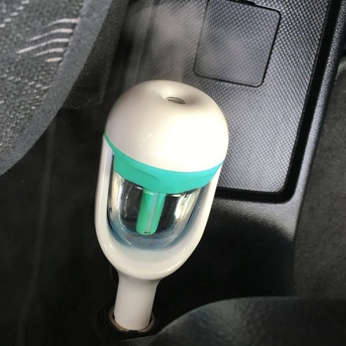 MPTECK Car Humidifier Vehicle Aroma Diffuser Portable Air Purifier Freshener Aromatherapy Fog Mist Maker N2
