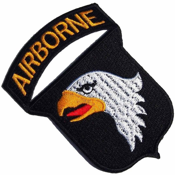 101st Airborne Divisions Screaming Eagle Army Military United States Team Jacket Uniform Patch Sew Iron on Embroidered... N2